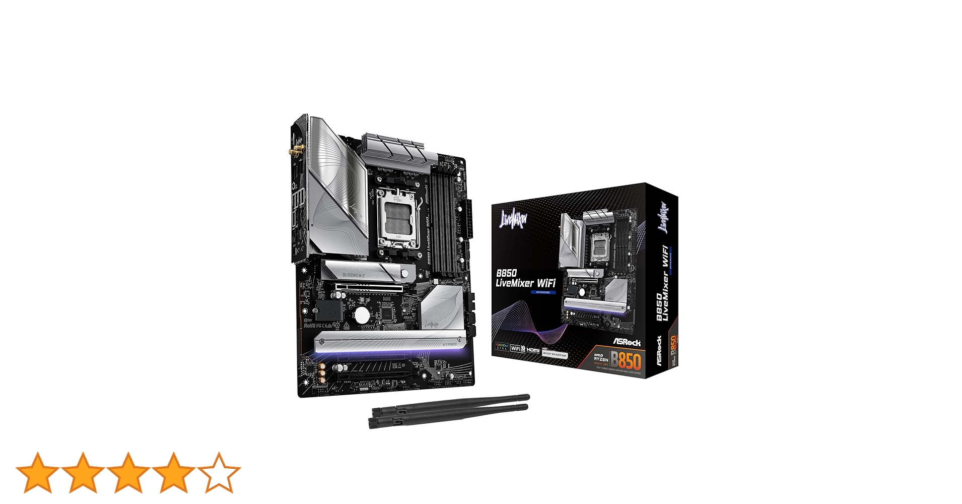 Amazon.co.jp: ASRock マザーボード B850 LiveMixer WiFi AMD